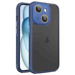 For iPhone 15 Side Cooling Skin Feel Frosted Phone Case(Blue)