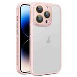 For iPhone 14 Pro Side Cooling Skin Feel Frosted Phone Case(Pink)