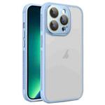 For iPhone 13 Pro Max Side Cooling Skin Feel Frosted Phone Case(Sky Blue)