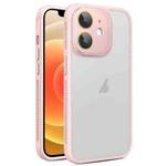 For iPhone 12 Side Cooling Skin Feel Frosted Phone Case(Pink)