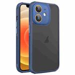 For iPhone 12 Side Cooling Skin Feel Frosted Phone Case(Blue)