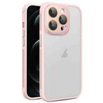 For iPhone 12 Pro Side Cooling Skin Feel Frosted Phone Case(Pink)