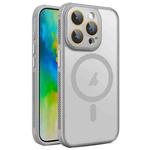 For iPhone 16 Pro Side Cooling Skin Feel Frosted MagSafe Magnetic Phone Case(Grey)