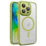 For iPhone 16 Pro Side Cooling Skin Feel Frosted MagSafe Magnetic Phone Case(Green)