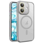 For iPhone 16 Plus Side Cooling Skin Feel Frosted MagSafe Magnetic Phone Case(Grey)