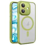 For iPhone 16 Plus Side Cooling Skin Feel Frosted MagSafe Magnetic Phone Case(Green)