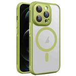 For iPhone 12 Pro Side Cooling Skin Feel Frosted MagSafe Magnetic Phone Case(Green)