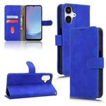 For Samsung Galaxy A25 5G SC-53F Skin Feel Magnetic Flip Leather Phone Case(Blue)