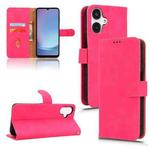 For Samsung Galaxy A25 5G SC-53F Skin Feel Magnetic Flip Leather Phone Case(Rose Red)