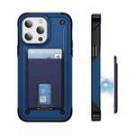 Skin Feel MagSafe Magnetic Phone Card Sleeve with Bracket(Royal Blue)