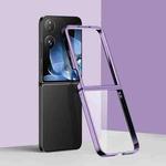 For Xiaomi Mix Flip 6D Electroplating PC Shockproof Phone Case(Purple)