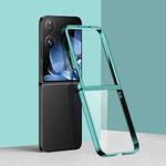 For Xiaomi Mix Flip 2 6D Electroplating PC Shockproof Phone Case(Green)