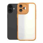 For iPhone 16 Plus Bodyguard Micro Matte PC Hybrid TPU Phone Case(Orange)