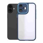 For iPhone 16 Plus Bodyguard Micro Matte PC Hybrid TPU Phone Case(Blue)