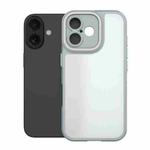 For iPhone 16 Bodyguard Micro Matte PC Hybrid TPU Phone Case(Grey)