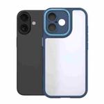 For iPhone 16 Bodyguard Micro Matte PC Hybrid TPU Phone Case(Blue)