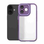 For iPhone 16 Bodyguard Micro Matte PC Hybrid TPU Phone Case(Purple)