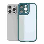 For iPhone 15 Pro Max Bodyguard Micro Matte PC Hybrid TPU Phone Case(Green)