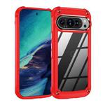 For Google Pixel 9 / 9 Pro TPU + PC Lens Protection Phone Case(Red)