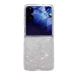 For Xiaomi Mix Flip 2 Pearlescent Shell Texture Phone Case(Beige)
