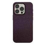 For iPhone 15 Pro Max Skin Feel Leather Texture MagSafe Magnetic Phone Case(Purple)