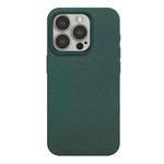 For iPhone 13 Pro Skin Feel Leather Texture MagSafe Magnetic Phone Case(Blue Green)