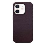 For iPhone 12 Skin Feel Leather Texture MagSafe Magnetic Phone Case(Purple)