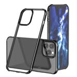 For iPhone 12 Pro Max Sound Coversion Shockproof Acrylic Protective Case(Black)