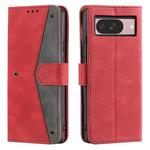 For Google Pixel 9 / 9 Pro Nail Skin Feel Stitching Calf Texture Leather Phone Case(Red)