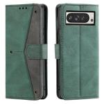 For Google Pixel 10 Pro XL Nail Skin Feel Stitching Calf Texture Leather Phone Case(Green)