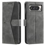 For Google Pixel 10 Pro XL Nail Skin Feel Stitching Calf Texture Leather Phone Case(Grey)