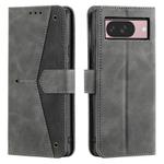 For Google Pixel 10 / 10 Pro Nail Skin Feel Stitching Calf Texture Leather Phone Case(Grey)