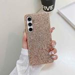 For Samsung Galaxy S24 FE 5G Glitter Powder Shockproof TPU Phone Case(Gold)