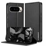 For Google Pixel 9 Pro XL LC.IMEEKE L1 Series Frosted Fine Texture PU Phone Case(Black)