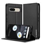 For Google Pixel 7 5G LC.IMEEKE L1 Series Frosted Fine Texture PU Phone Case(Black)