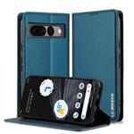 For Google Pixel 7 Pro 5G LC.IMEEKE L1 Series Frosted Fine Texture PU Phone Case(Blue)