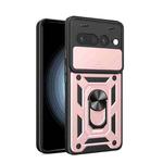 For Google Pixel 7 Pro 5G Sliding Camera Cover Design TPU+PC Phone Case(Rose Gold)