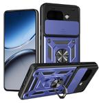 For Google Pixel 9a Sliding Camera Cover Design TPU+PC Phone Case(Blue)