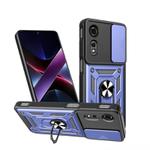 For ZTE nubia Neo 2 Sliding Camera Cover Design TPU+PC Phone Case(Blue)