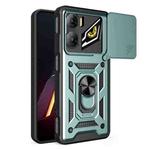 For ZTE nubia Neo 3 Sliding Camera Cover Design TPU+PC Phone Case(Green)
