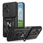For TCL 50 NxtPaper / 50 Pro NxtPaper Sliding Camera Cover Design TPU+PC Phone Case(Black)
