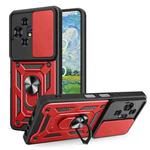 For TCL 50 NxtPaper / 50 Pro NxtPaper Sliding Camera Cover Design TPU+PC Phone Case(Red)