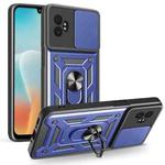 For Samsung Galaxy XCover7 Pro Sliding Camera Cover Design TPU+PC Phone Case(Blue)