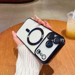 For iPhone 17 Pro Max Electroplating MagSafe Phone Case(Black)