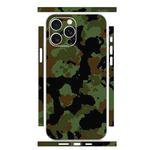 For iPhone 15 Pro Max All-inclusive PET Phone Decal Adhesive Sticker(Camouflage Green)