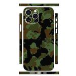 For iPhone 15 Pro All-inclusive PET Phone Decal Adhesive Sticker(Camouflage Green)