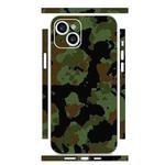 For iPhone 14 Plus All-inclusive PET Phone Decal Adhesive Sticker(Camouflage Green)