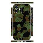 For iPhone 12 All-inclusive PET Phone Decal Adhesive Sticker(Camouflage Green)