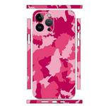 For iPhone 12 Pro Max All-inclusive PET Phone Decal Adhesive Sticker(Rose Pink)