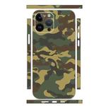 For iPhone 12 Pro Max All-inclusive PET Phone Decal Adhesive Sticker(Camouflage Brown)